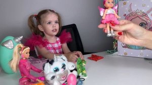 Распаковка подарков на день рождения / что подарить девочке / 4 года / Barbie Extra / кукла / София