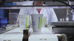 Упаковочное оборудование. Розлив молочной продукции в стаканчики фасовочном автомате ПАСТПАК 2Р