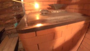 Волшебная печь Кузнецова зажигает спички паром.