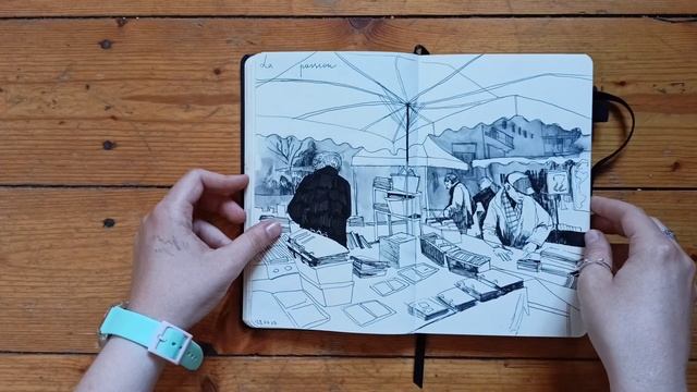 обзор на французский скетчбук №7 смотреть онлайн