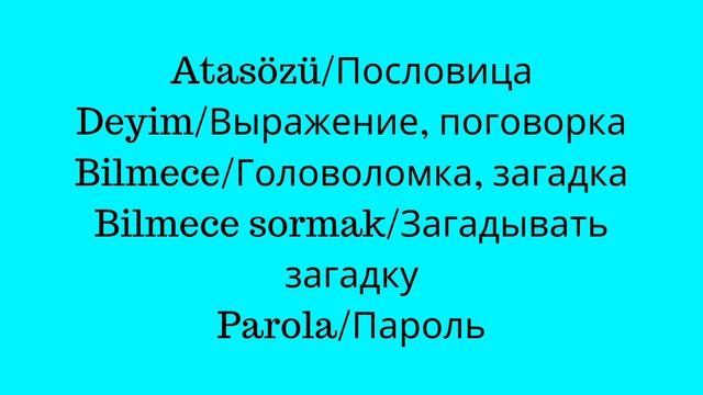 Общение. Диалог. Разговор. Часть 1/Турецкий язык