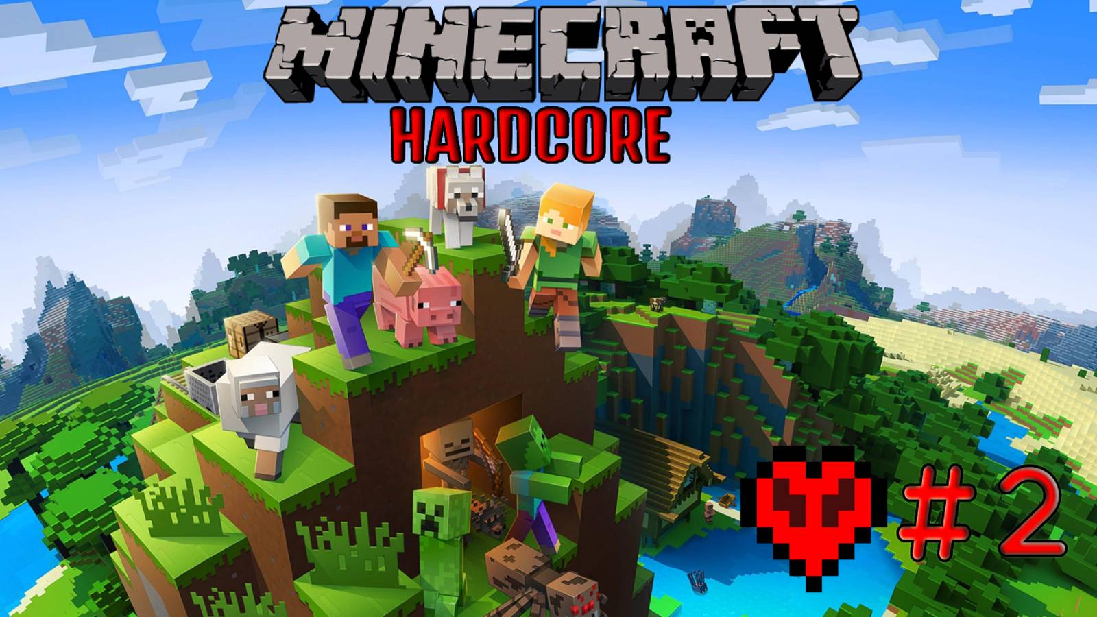 Майнкрафт Хардкор Приключения #2 -||- Наконец-то Нашёл Деревню смотреть онлайн