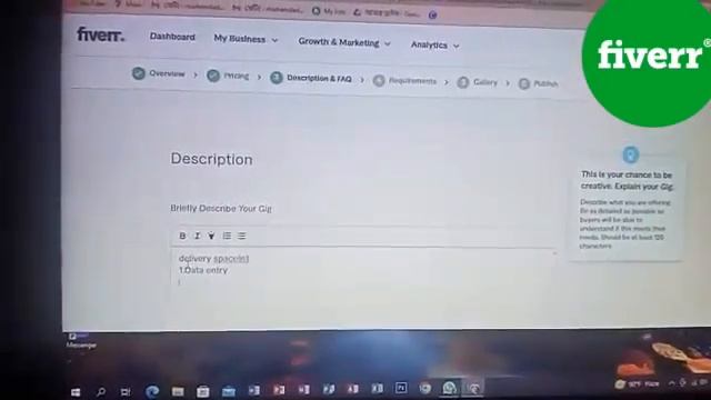 How to Create a Gig on Fiver Easily (Full Fiver Tutorial Bangla)