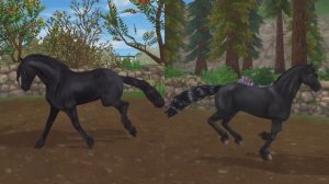 Новая VS Старая Фризская Лошадь (анимация+модель) - Star Stable