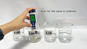 EZ-9909SP pH Calibrate at 6.86/4.00/9.18 pH CAL pH calibration 6.86
