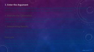 Calculating Error Functions on a Casio Calculator