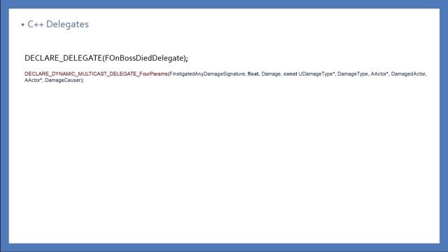 Observer Design Pattern in Unreal Engine