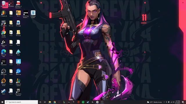 Reyna Valorant Audio/Visual Wallpaper смотреть онлайн