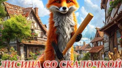 Аудиосказка для детей " Лисица со скалочкой " Русская народная сказка смотреть онлайн