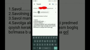 5 daqiqada ZAKOVAT ko'rsatuviga telefon orqali savol yuborish!