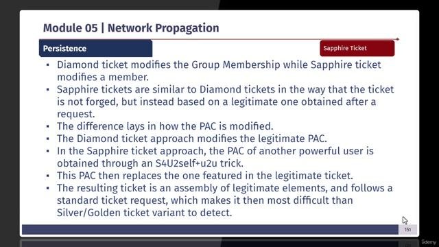 AD Pentest 05 Module  - 33 -Sapphire Ticket 101