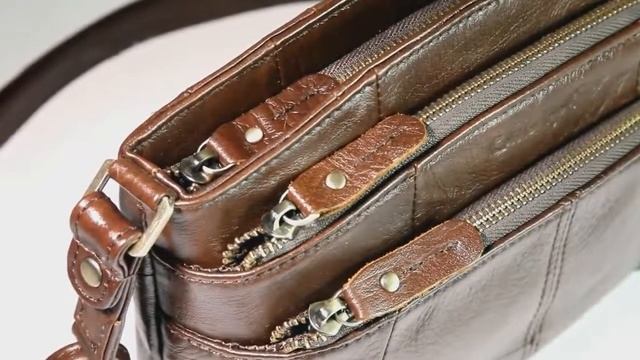 Cobbler Legend Multi Pockets Vintage Genuine Leather Bag Female Sm смотреть онлайн