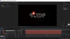 Анимация текста из обводки и бликов в After Effects tutorial