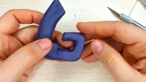 I made Spanish Alphabet Lore GHI  out of clay