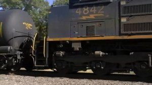 10-8 Iona Island Railfanning part 3 (Solid EMD power, SD70ACe trailing, 2 AC44s with a GP38)