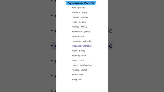 Synonym in English (part 1) most used words in English #synonyms #english #basicenglish #vocabulary смотреть онлайн