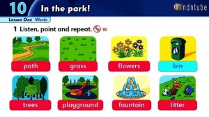 FAMILY AND FRIENDS 3 Unit 10 IN THE PARK VOCABULARY