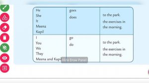 2nd chapter : 18 Go, Goes, Do,  Does Class 2nd Collins English Grammr n Composition