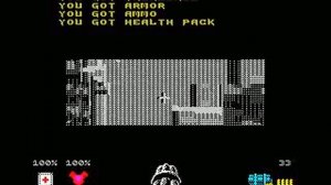 WOLFENSTEIN 3D game on ZX Spectrum 128!!