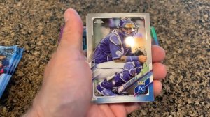 Opening a blaster of 2021 Topps Chrome