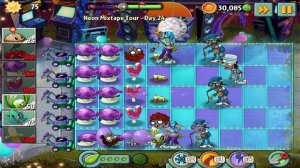 Plants vs Zombies 2: Neon Mixtape Tour - Day 24 Walkthrough