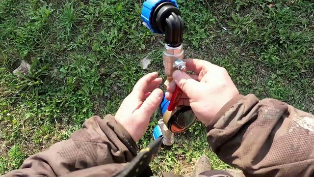 Установка счетчика воды Счётчик холодной воды