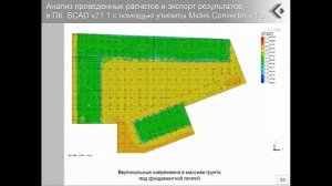 Определение коэффициента постели грунтового основания под фундаментной плитой с применением GTS NX