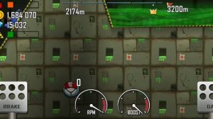 Игра hills climb racing, Атомная станция.