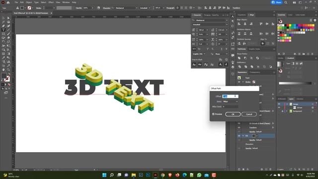 Create a Cool 3D Isometric Editable Text Effect in Illustrator смотреть онлайн