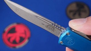 НОЖ MICROTECH 1705M-10APBL MINI HERA RECURVE BLUE USA