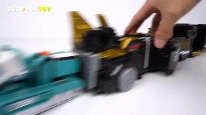 Power Rangers Zyuohger number cube vs Number 67890 transformation combine robot - DuDuPopTOY