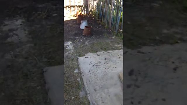 Отмостка закончил!