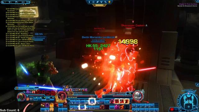 SWTOR.[Empire/Dark Side]. Part 194 [DLC Knighs of the Fallen Empire] Chapter 5: From The Grave смотреть онлайн