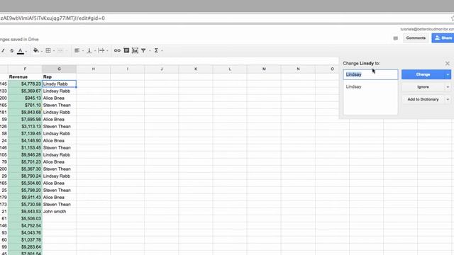 Spell Check in Google Sheets смотреть онлайн