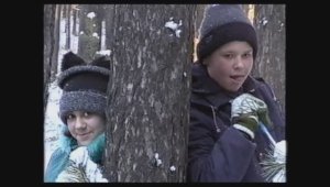 2000   На лыжах  декабрь