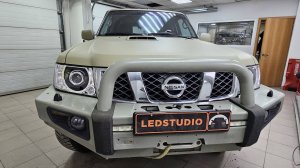 Nissan Patrol 61 тюнинг фары светодиодные