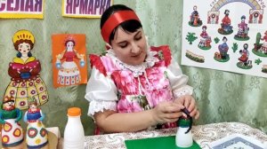 Мастер класс для детей " Барышня- крестьянка" по мотивам дымковской росписи.
