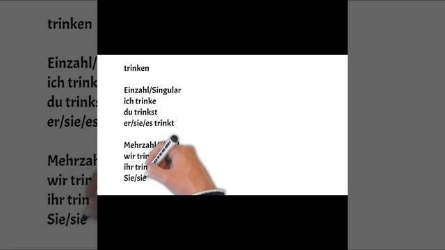 Wichtige Verben #A1 trinken, Learn German, Deutsch lernen смотреть онлайн