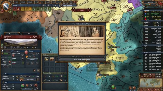 Europa Universalis IV: 1.32 - Flavor Universalis Bosnia - Ep.60 - Expansion into India смотреть онлайн