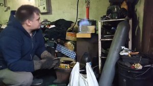 Изготовление клинка (закаляю делаю спуски на гриндере)