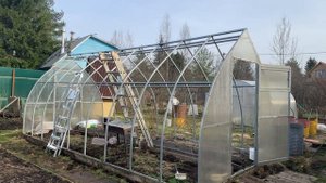 Замена Поликарбоната на Плёнку ч.2