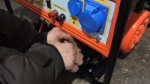 Генератор бензиновый с Авр, Автоматикой, Автоматический, первый запуск, проверка.