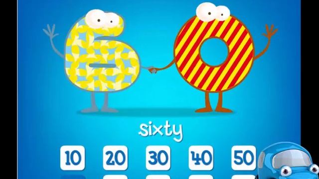 Учимся считать до 100 на английском мультфильм/Learn to count to 100 in English develops cartoon смотреть онлайн