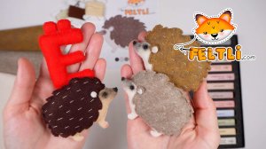 Ёжик из фетра своими руками /  DIY Felt Hedgehog / Азбука из фетра / Мастер-класс милый ёжик