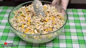 ТЕПЕРЬ ГОТОВЛЮ ПОСТОЯННО! Салат "ГАВАНЬ" за 5 минут на ужин и праздник | Кулинарим с Таней