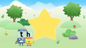 Alphablocks world..learn the letters "ch", "th", "ai" and "sh". Phonics for kids.