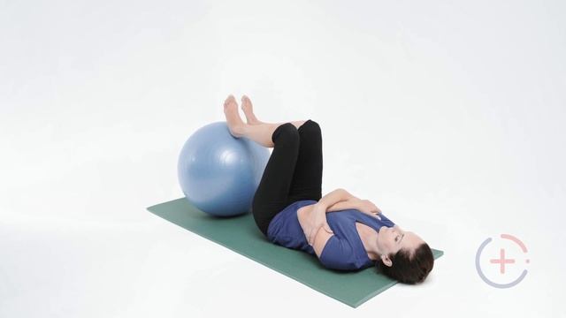 Сгибание и разгибание ног на фитболе. Bilateral lower limb flexionextension on a stability ball