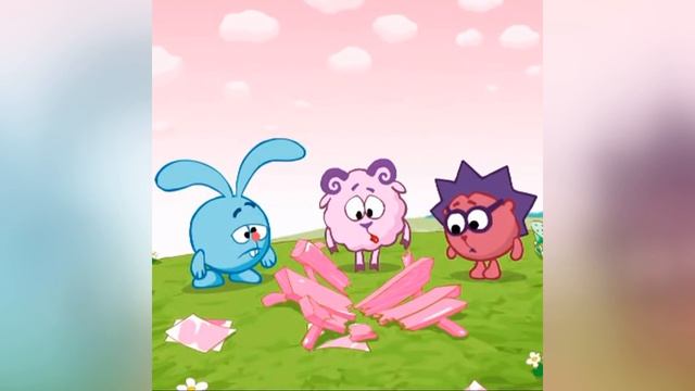 Крош - прыгнул на скамейку и сломал её только покрасили бл*ин(((( смотреть онлайн