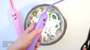 СЛАЙМЫ в ШАРИКАХ. ЧЕЛЛЕНДЖ DIY Лизун. CUTTING POP. Смешивание слайма. ASMR