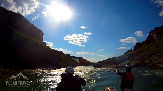 Река Нияю, порог Каскадный. Воркутинский район. смотреть онлайн